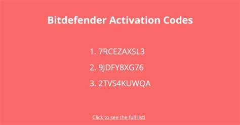 25+ Free Bitdefender Total Security Activation Codes [April 2024].